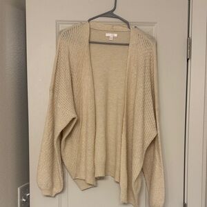 LC Lauren Conrad Cream Cardigan
